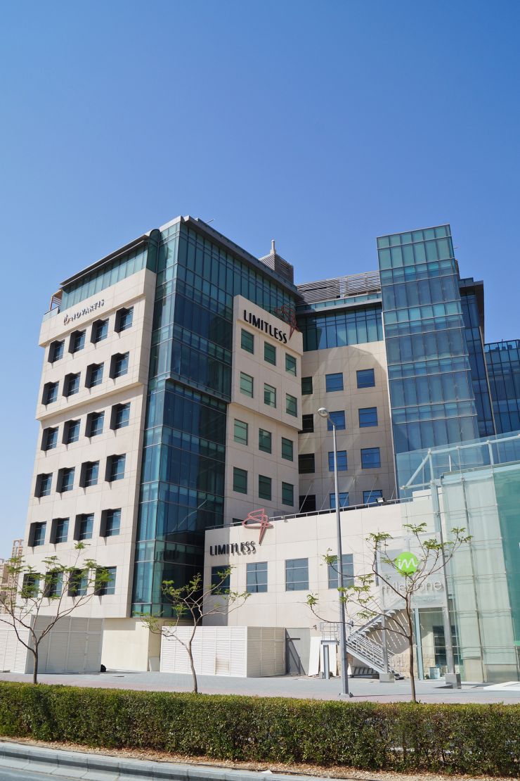 Exterior of the Limitless building, Al Khail Plaza, Dubai