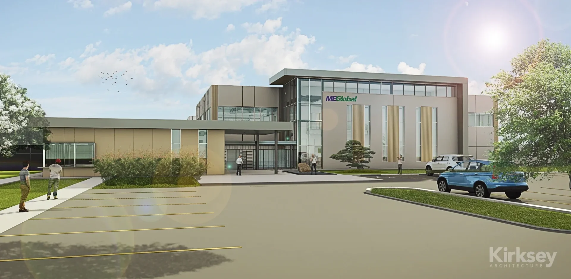 MEGlobal building architectural rendering.