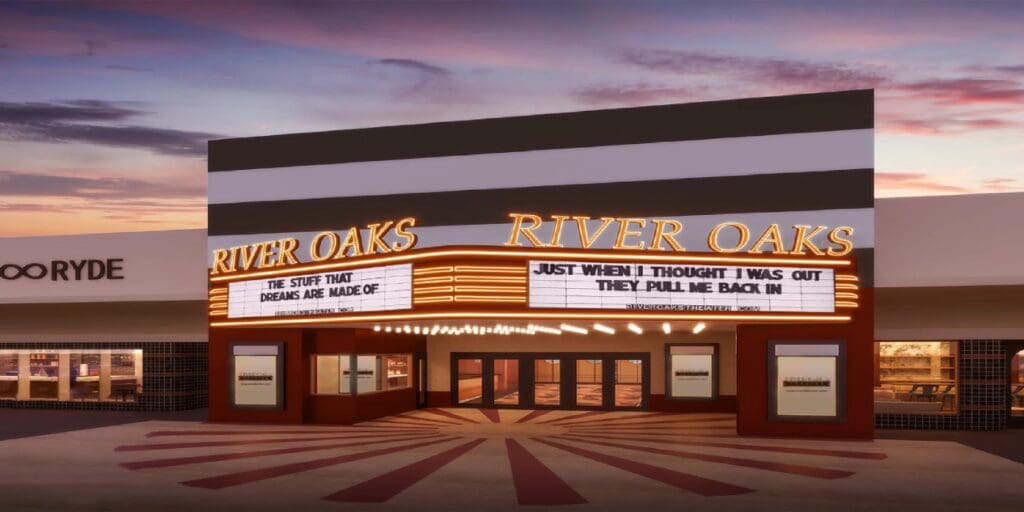River Oaks Theater Leo’s Restaurant