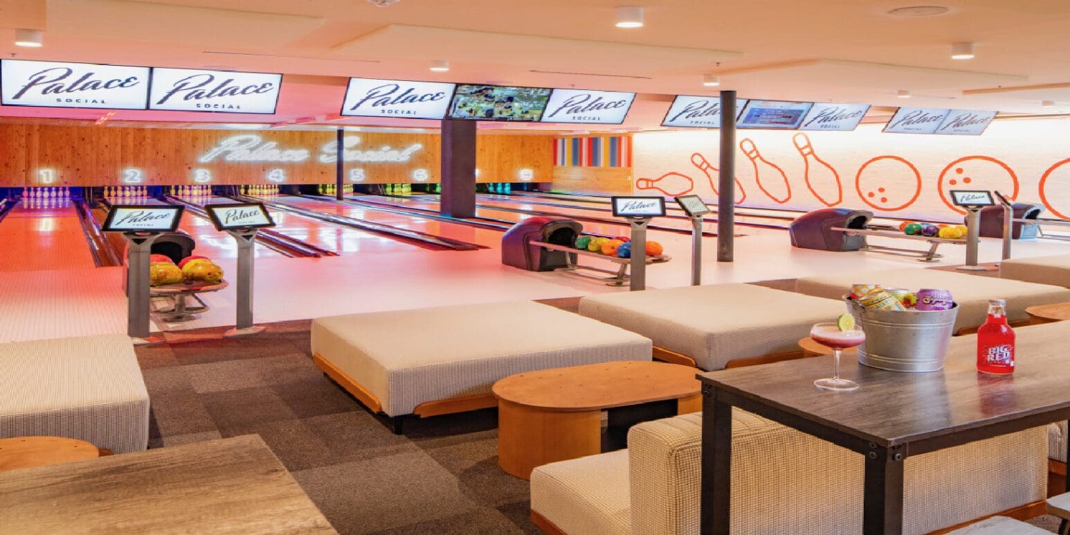 bowling alleys