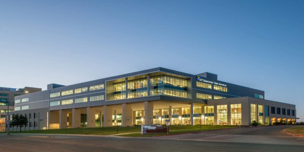 UT Health Center for Oral Health Care & Research building